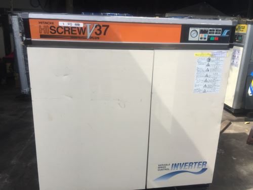 Máy nén khí trục vít Hitachi 37KW (50HP) Inverter